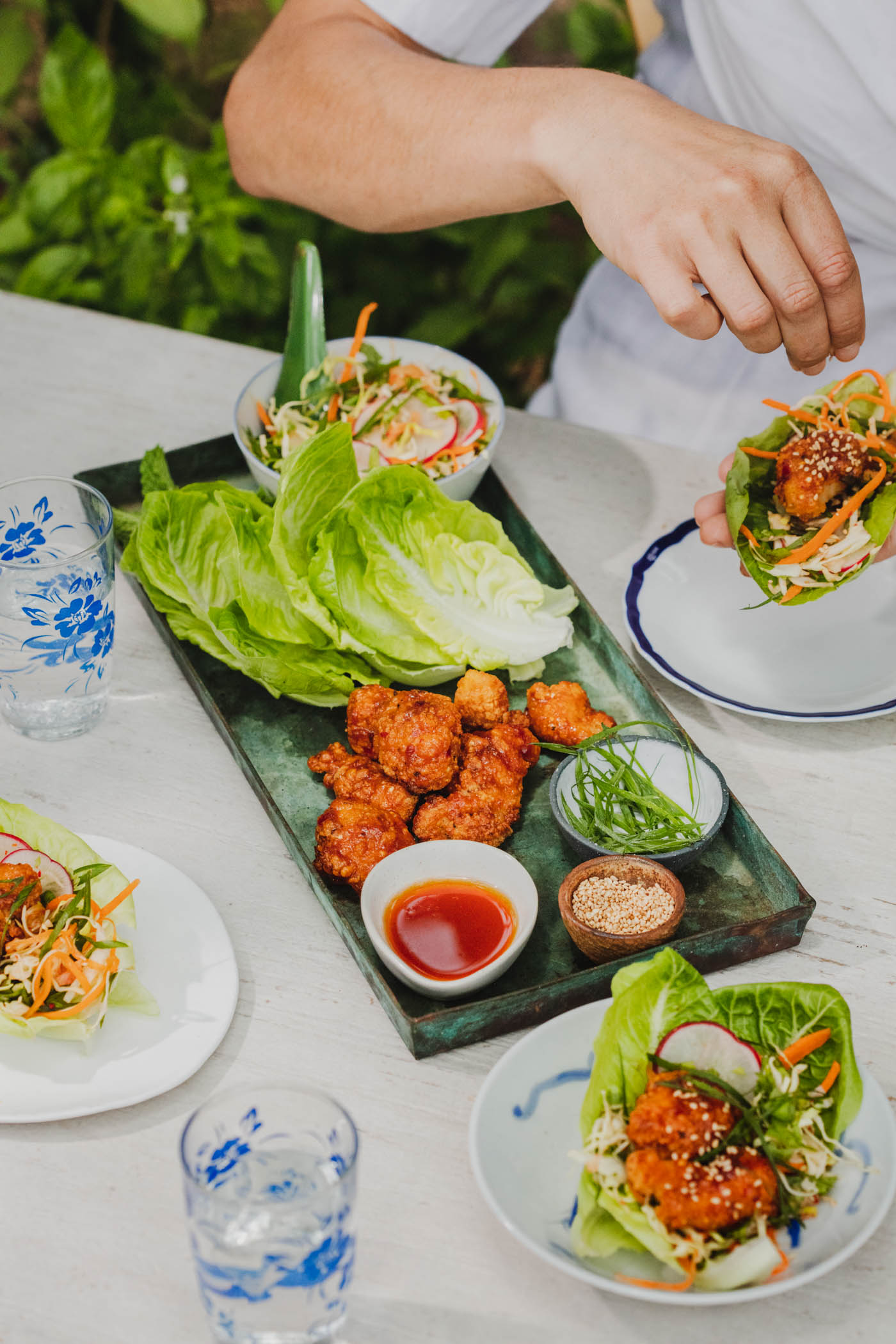 Korean Chicken Kimchi Lettuce Cups | Rangitikei Chicken