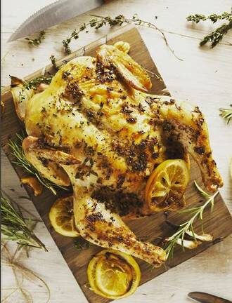 Whole Chicken Roasted With Smoked Paprika & Preserved Lemon