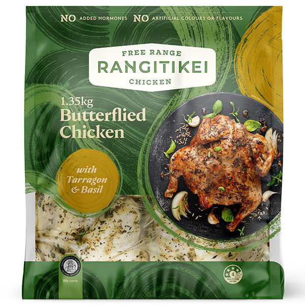 Rangitikei Butterflied Chicken with Tarragon & Basil