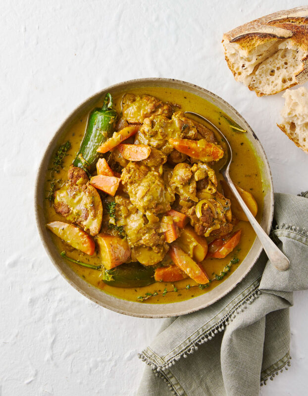 Fragrant Jamaican Chicken & Vegetable Curry