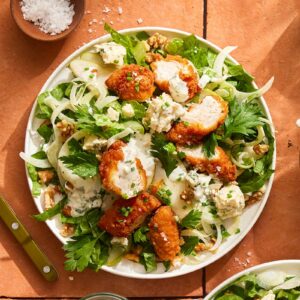 Buttermilk Chicken Salad with Blue Cheese Ranch Dressing